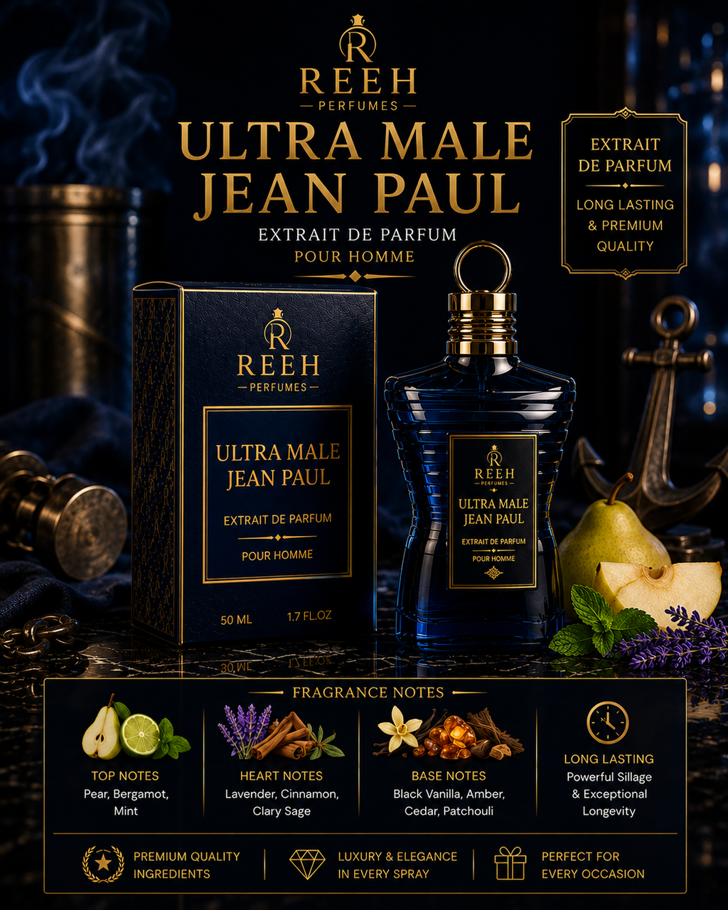 Ultra Male Jean Paul  50ML Perfume