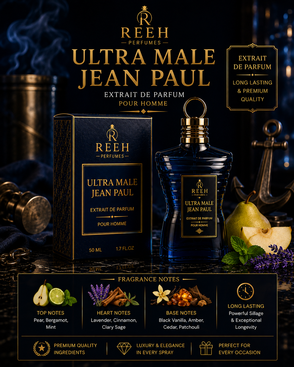 Ultra Male Jean Paul  50ML Perfume