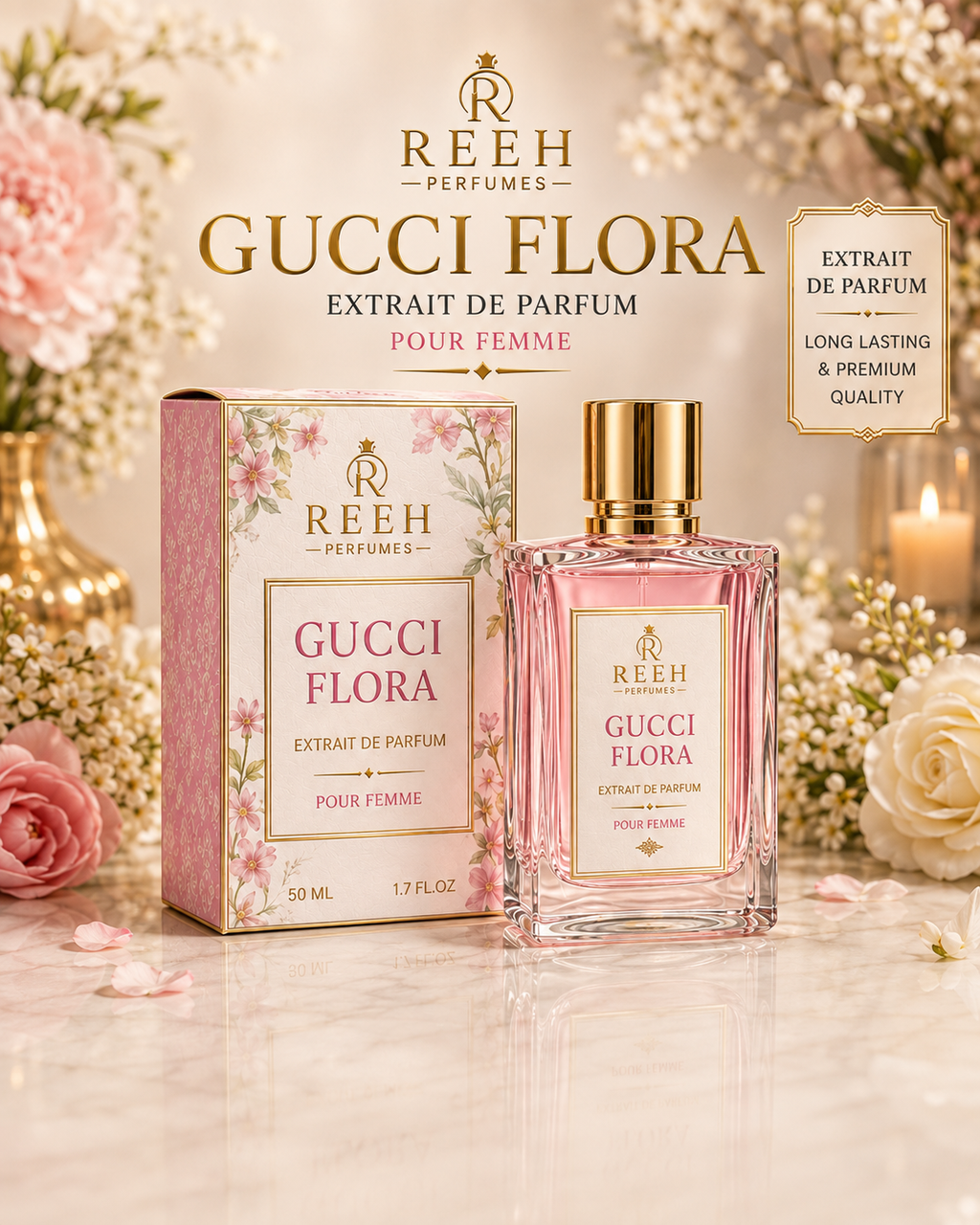 Gucci flora  50ML Perfume