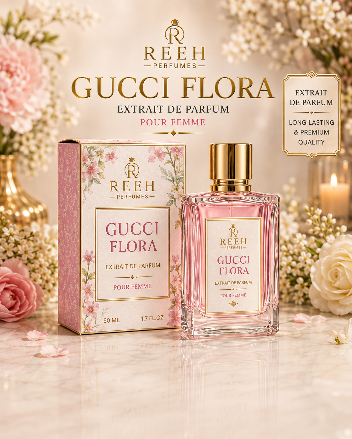 Gucci flora  50ML Perfume