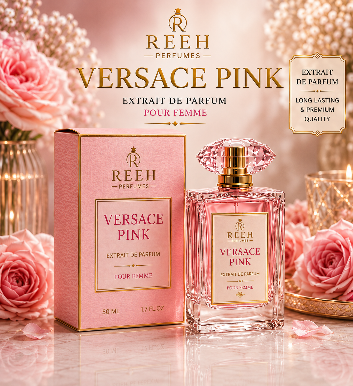 Versace pink 50ML Perfume